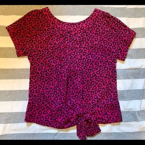 Marc by Marc Jacobs Heart Print Blouse (M)